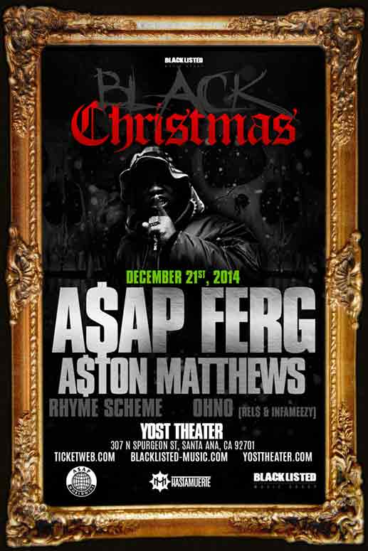 Black Xmas: A$AP Ferg & A$ton Matthews @ Yost Theater 12/21/14