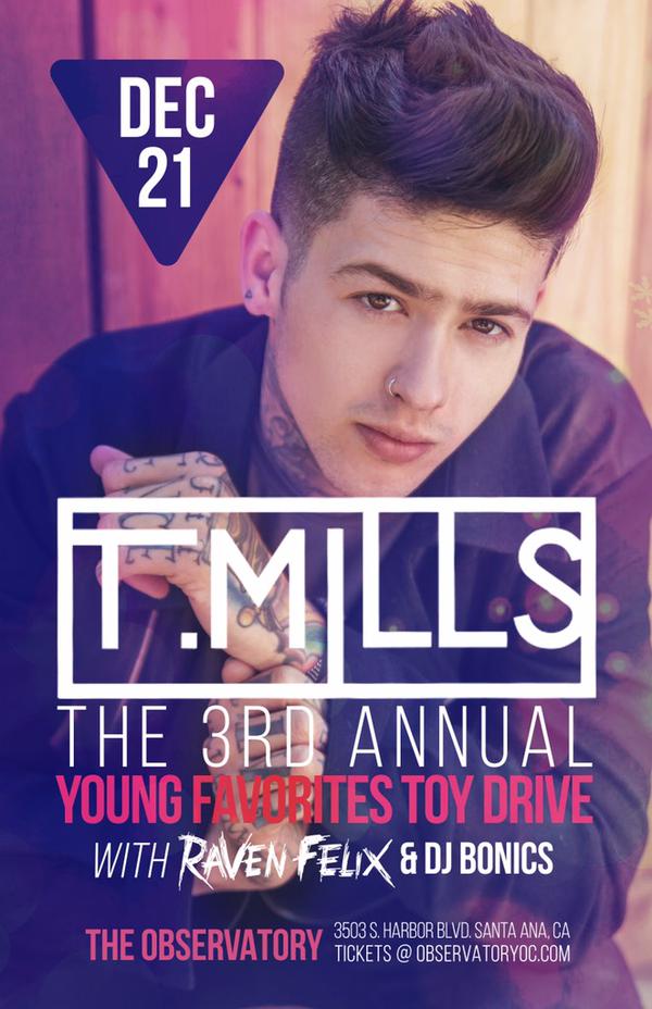 T. Mills With Raven Felix & DJ Bonics @ OC Observatory 12/21/14