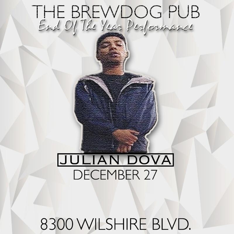 Julian Dova LIVE December 27th @ The Brewdog Pub