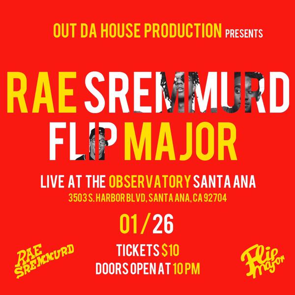 Rae Sremmurd & Flip Major @ Observatory 1/26/15