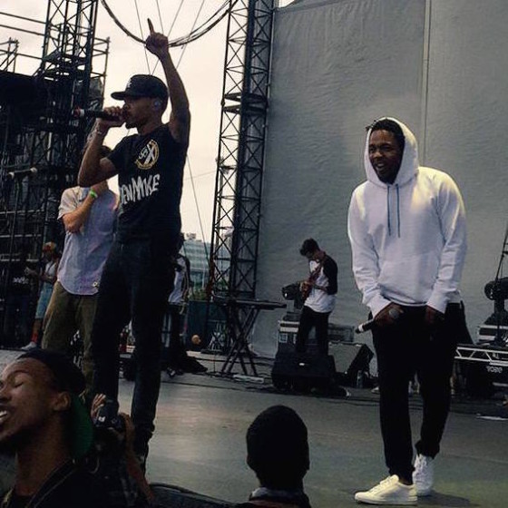 Kendrick Lamar Joins Chance The Rapper on Stage in Chicago