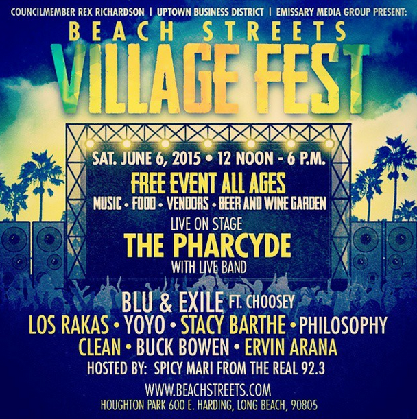 The Pharcyde, Blu & Exile to headline “Beach Streets Village Fest”