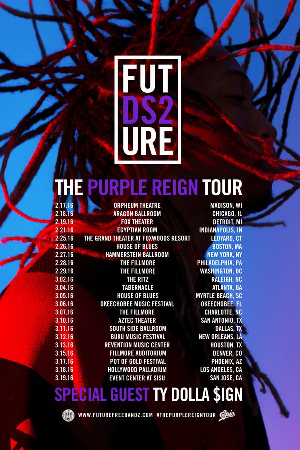 Future Announces Purple Reign Tour With Ty Dolla $ign