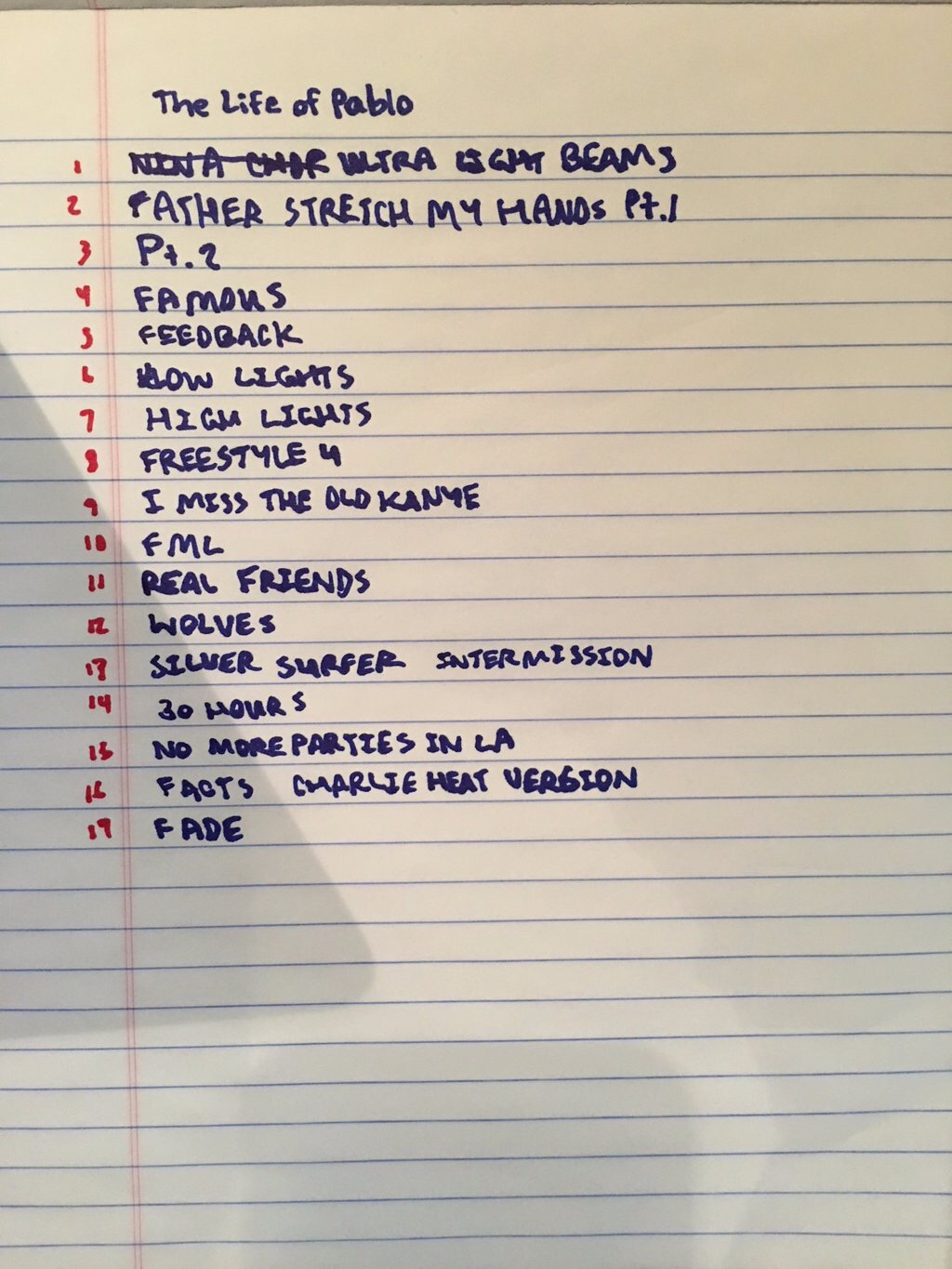 Yeezy Shares Another “Final” Track List for “The Life of Pablo”