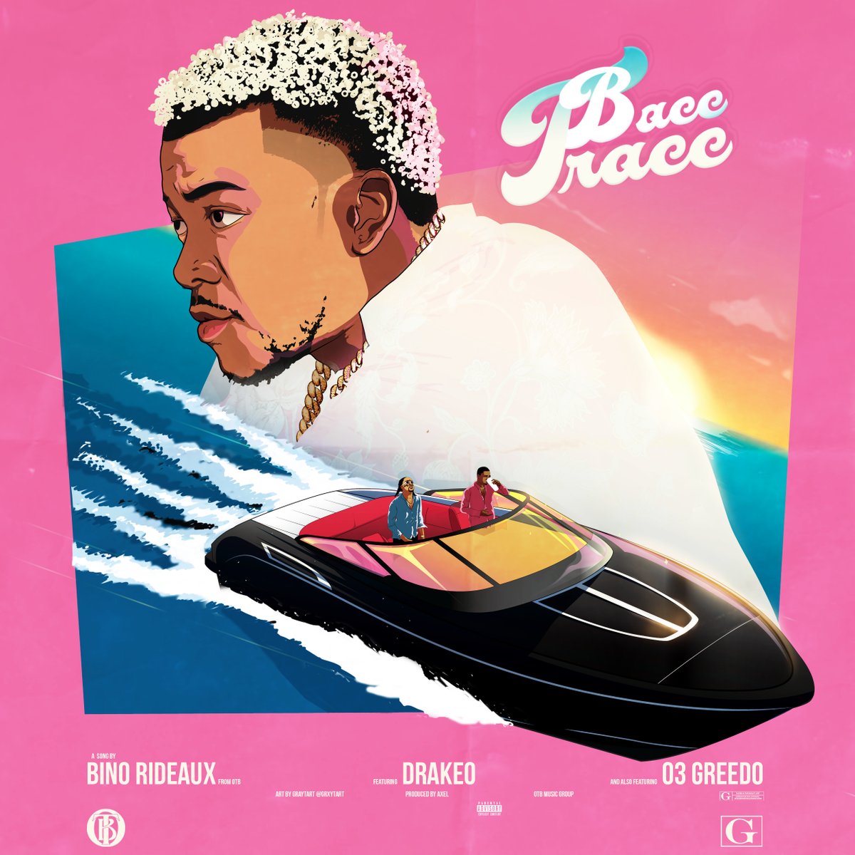 Bino Rideaux Links With Drakeo The Ruler & 03 Greedo On “Bacctracc”