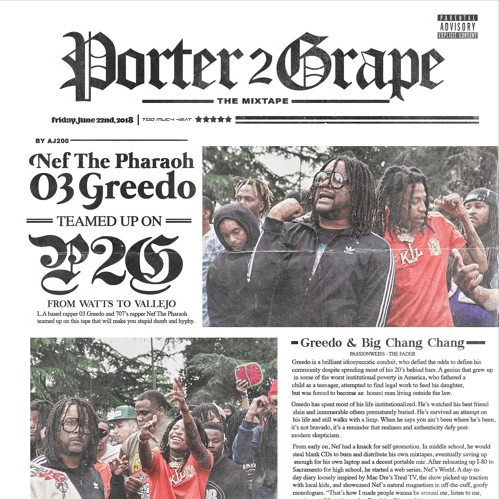 NEF the Pharaoh & 03 Greedo – “Ball Out” Feat. ALLBLACK