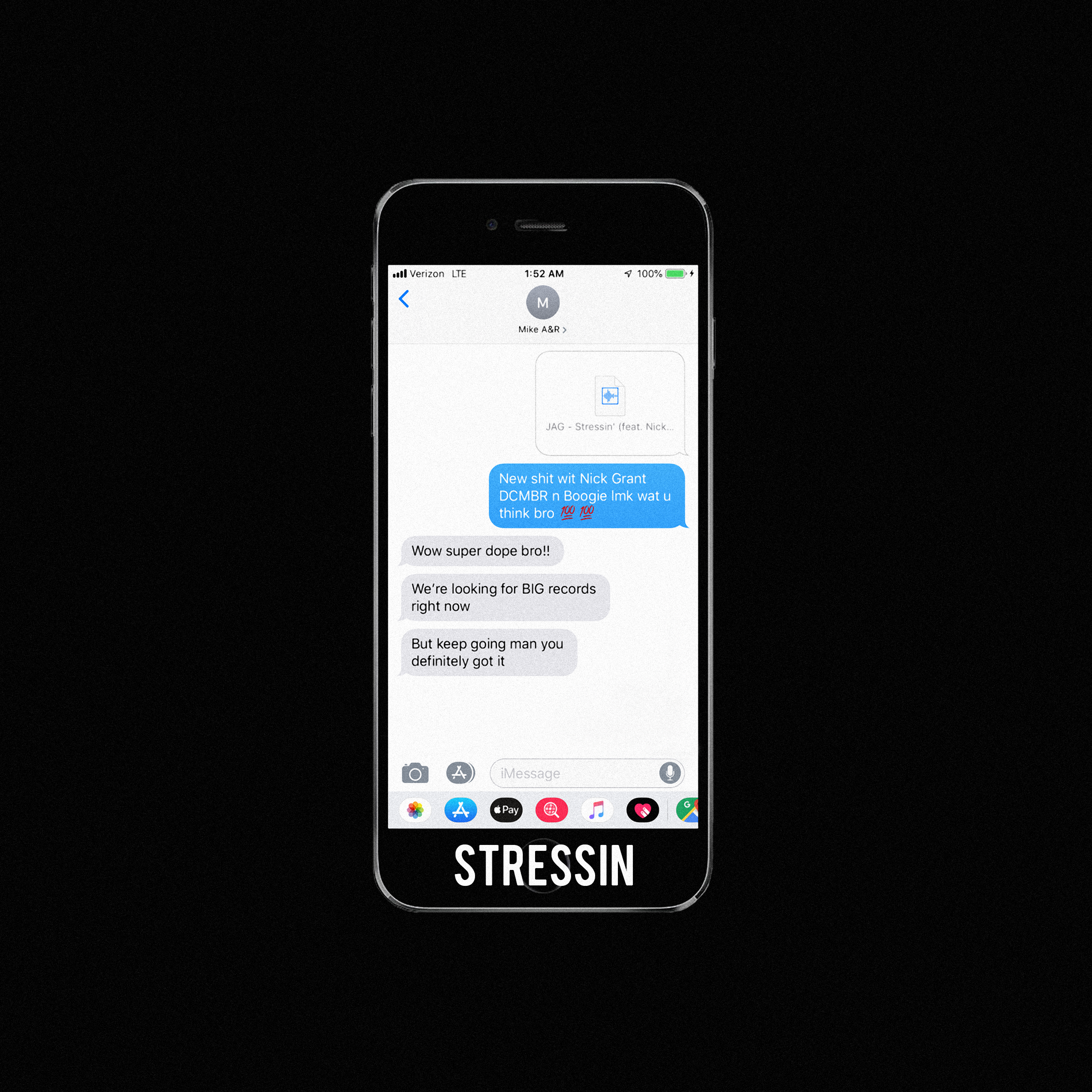 JAG – “Stressin” Feat. Nick Grant, Boogie, & DCMBR Prod. by  Mic West