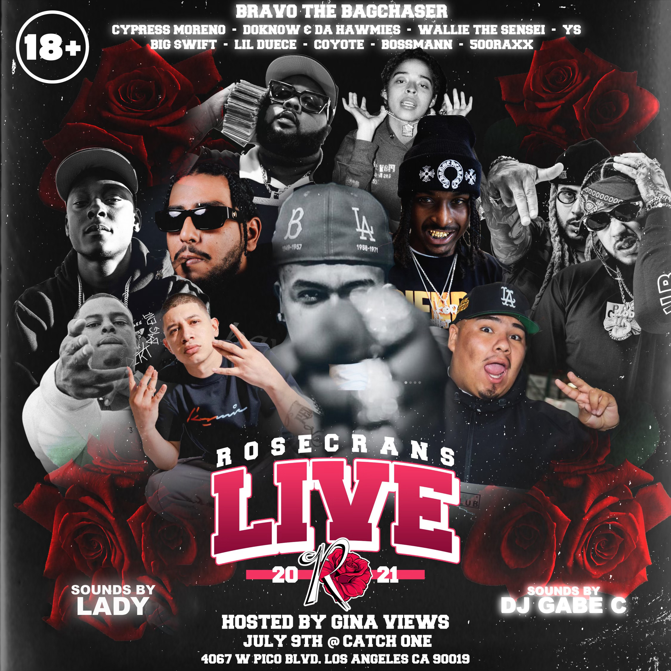 Rosecrans LIVE Featuring Bravo The Bagchaser, Cypress Moreno + More