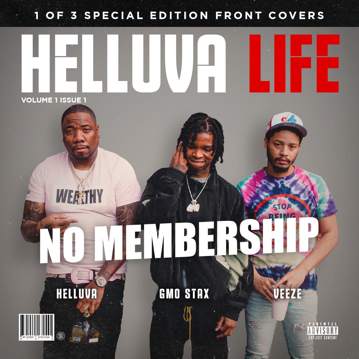 HELLUVA SHARES NEW SINGLE AND VISUAL “NO MEMBERSHIP” FEAT. VEEZE & GMO STAX