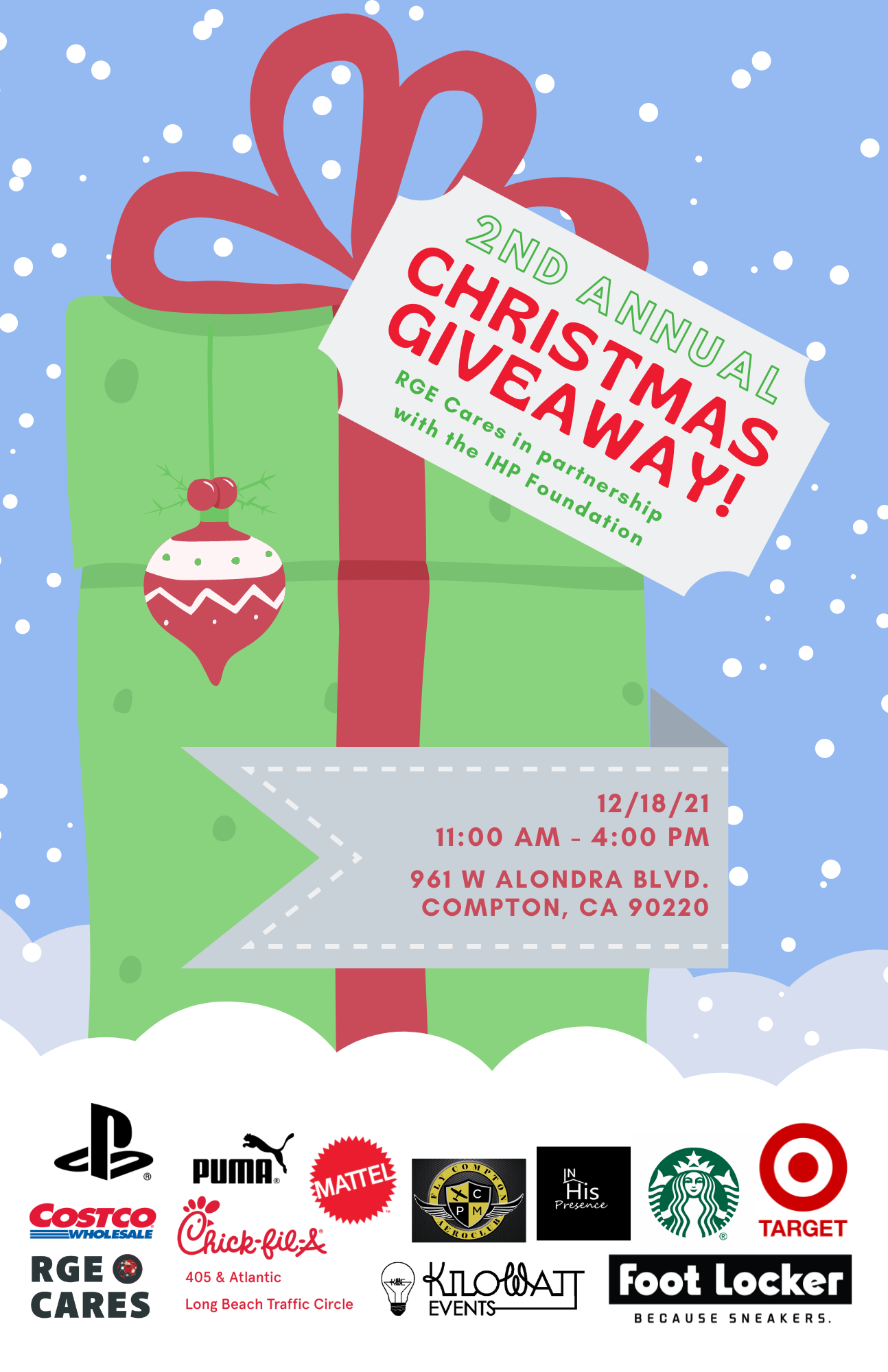 RGE Cares Will Throw Second Annual Christmas Giveaway to Benefit LA Community