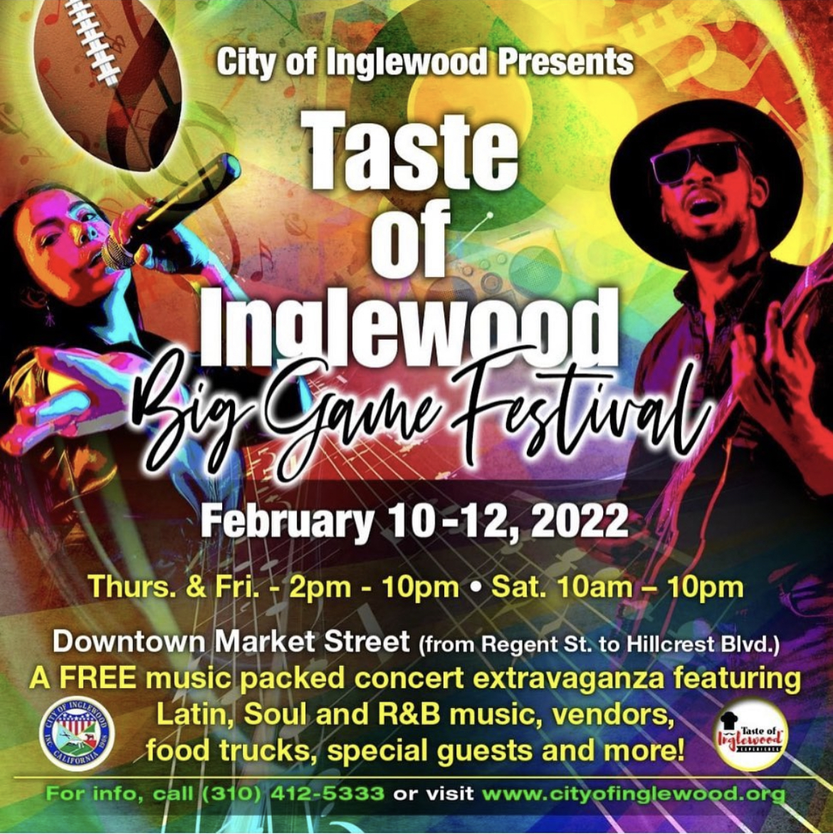 Taste Of Inglewood Festival to Kick-Off Super Bowl LVI Weekend 