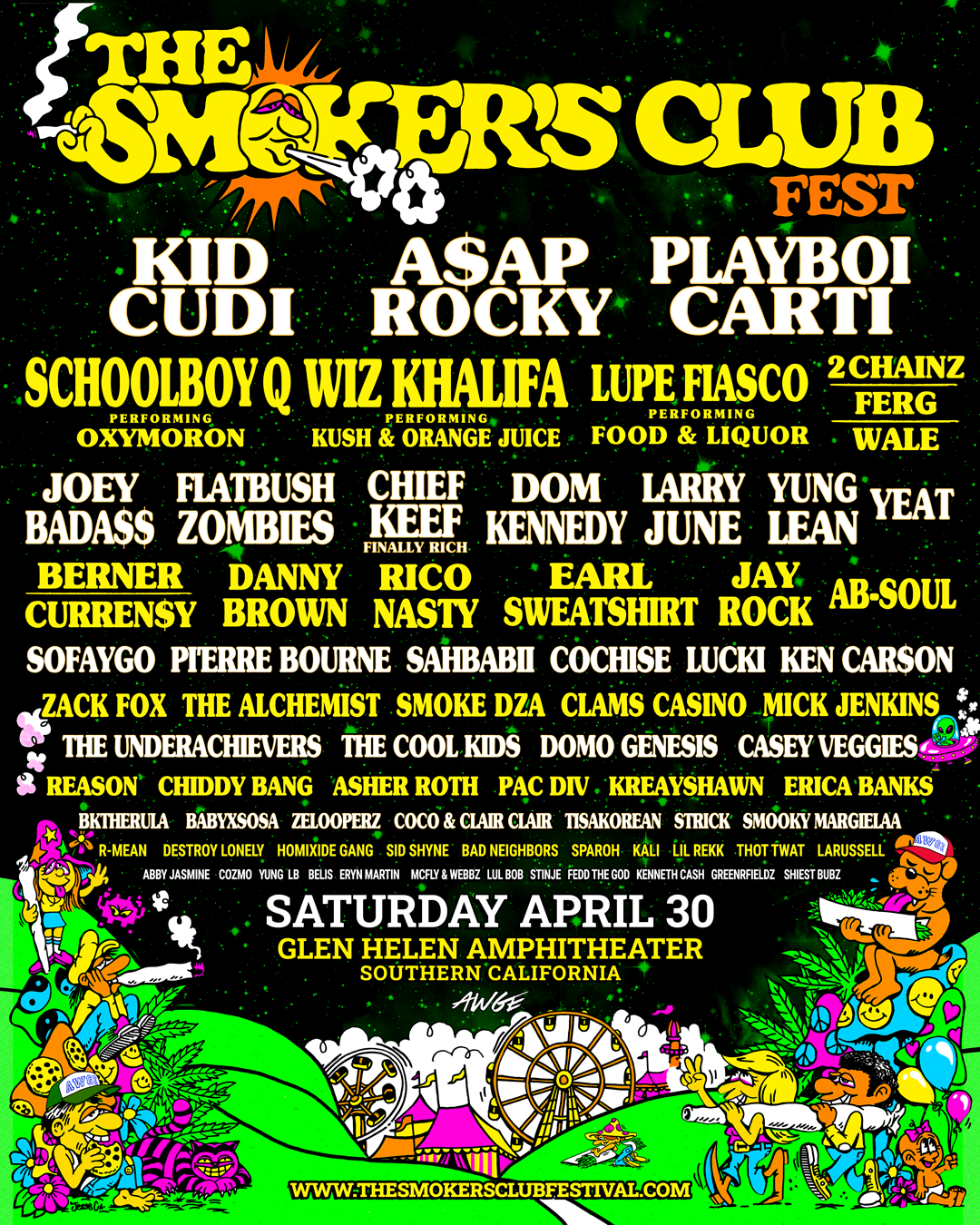 CHIEF KEEF PERFORMING “FINALLY RICH” ADDED TO THE SMOKERS CLUB FEST 4/30 IN SO-CAL